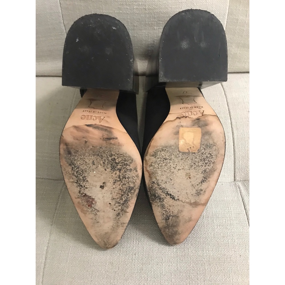 Acne Dark Green Terra Pump - Picture 7 of 8